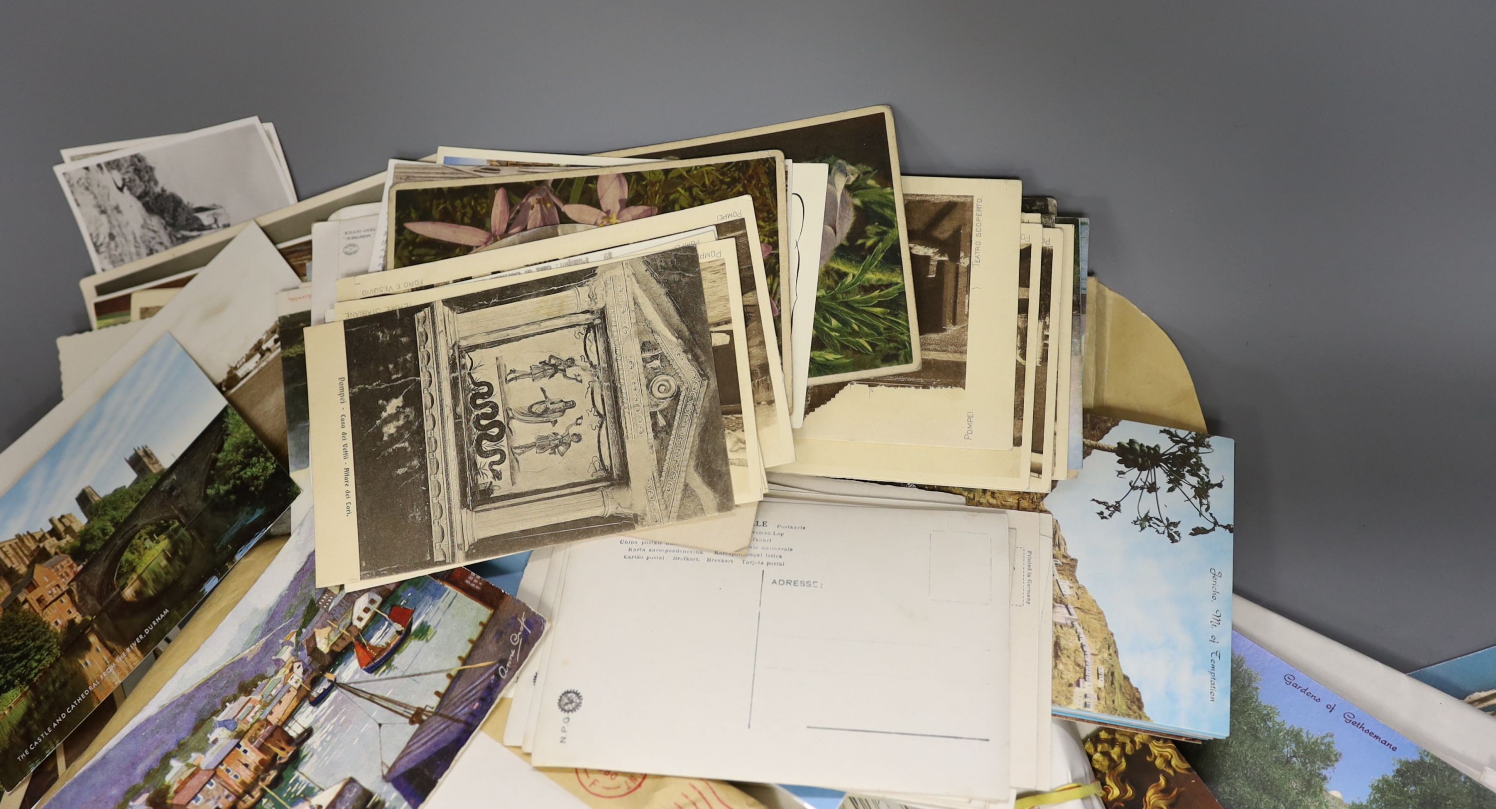 Assorted postcards